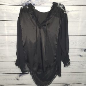 Intimate Attitude black plus size sleep dre